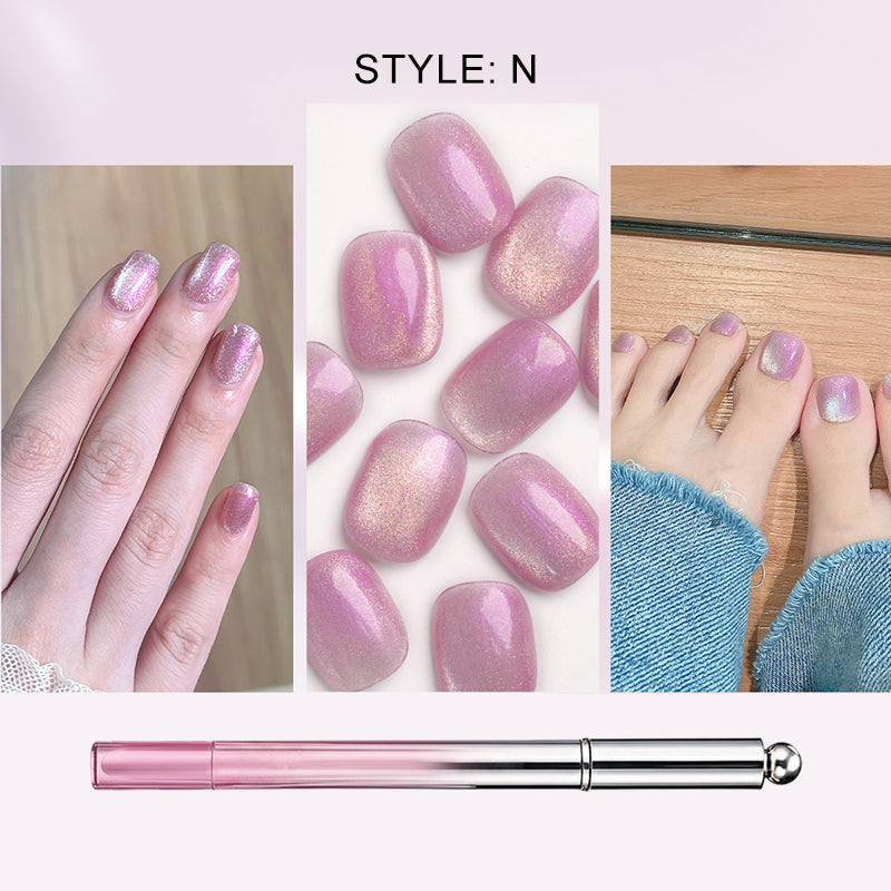 ✨️ Surprise – 50 % de réduction ! 💅 Un nail art sublime en un seul geste – Stylo gel œil de chat tout‑en‑un !