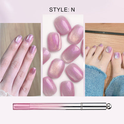 ✨️ Surprise – 50 % de réduction ! 💅 Un nail art sublime en un seul geste – Stylo gel œil de chat tout‑en‑un !