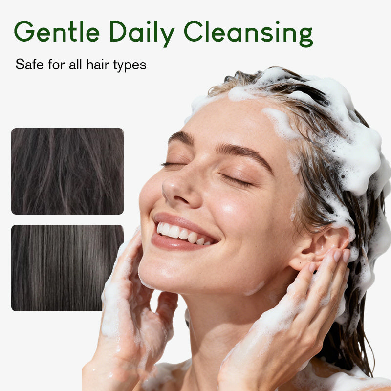 🧴✨ Shampoing naturel pour la croissance des cheveux, anti-chute, réparation du cuir chevelu, cheveux plus épais et plus volumineux 🌿