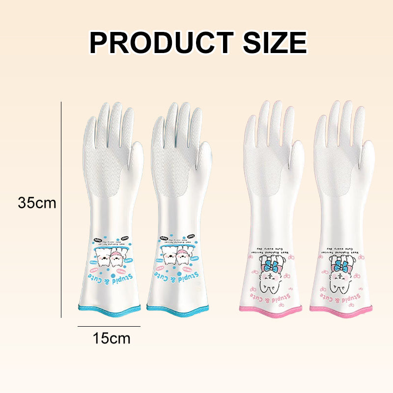 Gants de nettoyage longs, imperméables et chauds