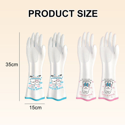 Gants de nettoyage longs, imperméables et chauds
