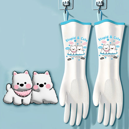 Gants de nettoyage longs, imperméables et chauds
