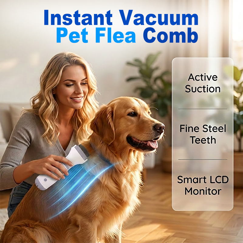 Peigne anti-puces électrique pour animaux