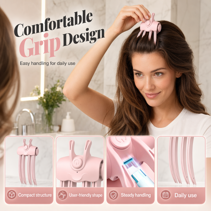 Clip volumateur rechargeable pour racines de cheveux