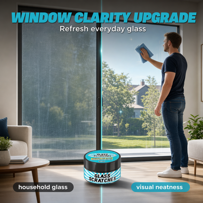 💞 PLUS DE 50 000 EXEMPLAIRES VENDUS ! 🏠💎 50 % DE RÉDUCTION ! Baume multi-surfaces pour vitres – Convient aux fenêtres, miroirs et écrans. Compact et facile à ranger – gardez vos vitres comme neuves ! 🌈
