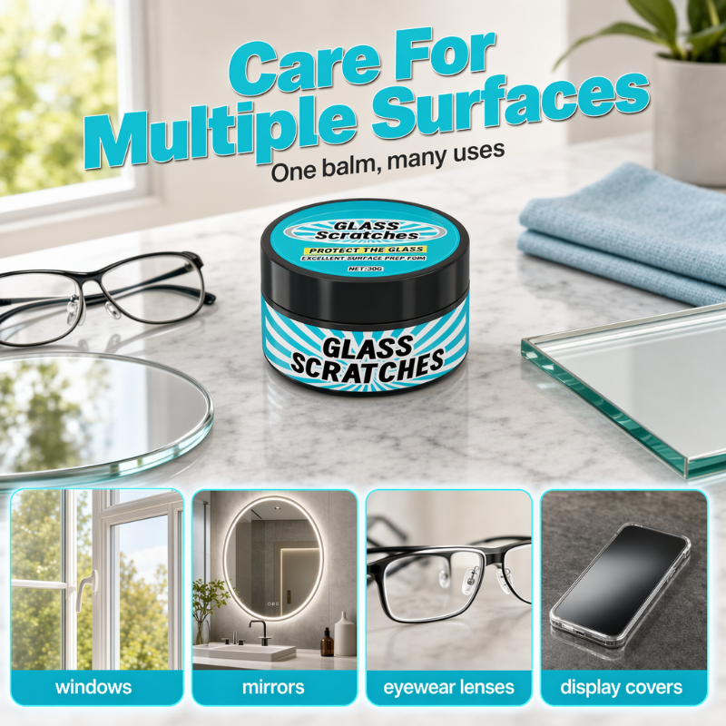 💞 PLUS DE 50 000 EXEMPLAIRES VENDUS ! 🏠💎 50 % DE RÉDUCTION ! Baume multi-surfaces pour vitres – Convient aux fenêtres, miroirs et écrans. Compact et facile à ranger – gardez vos vitres comme neuves ! 🌈