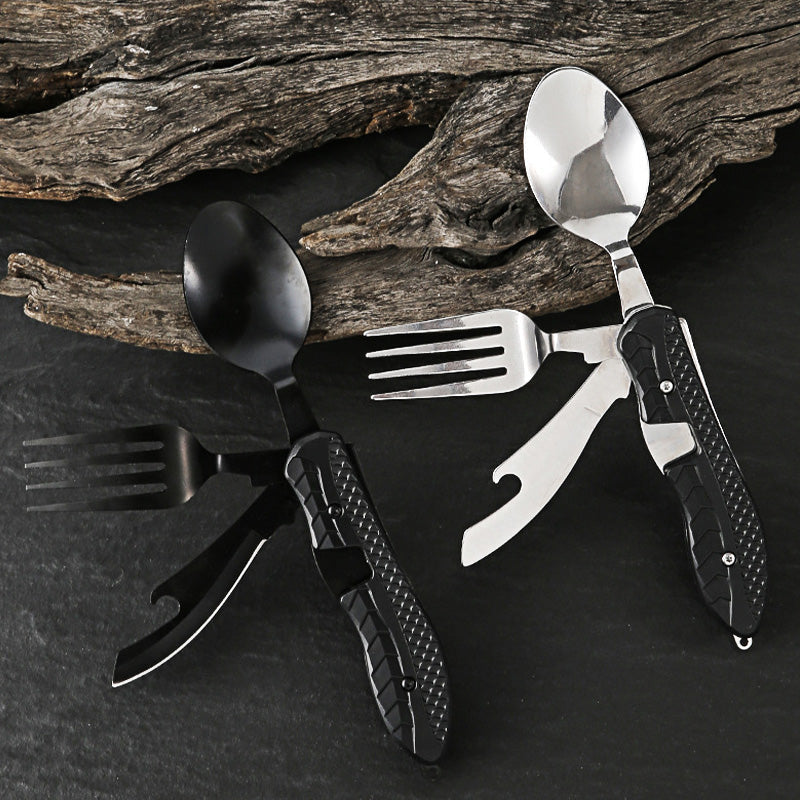 🎉 50 % de réduction ! 🍴 Couvert de table pliable multifonction 4‑en‑1 pour l'extérieur