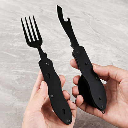 🎉 50 % de réduction ! 🍴 Couvert de table pliable multifonction 4‑en‑1 pour l'extérieur