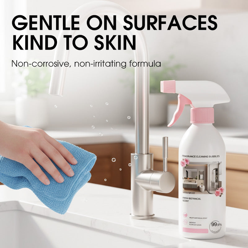Nettoyant multi-usages en spray pour la salle de bains