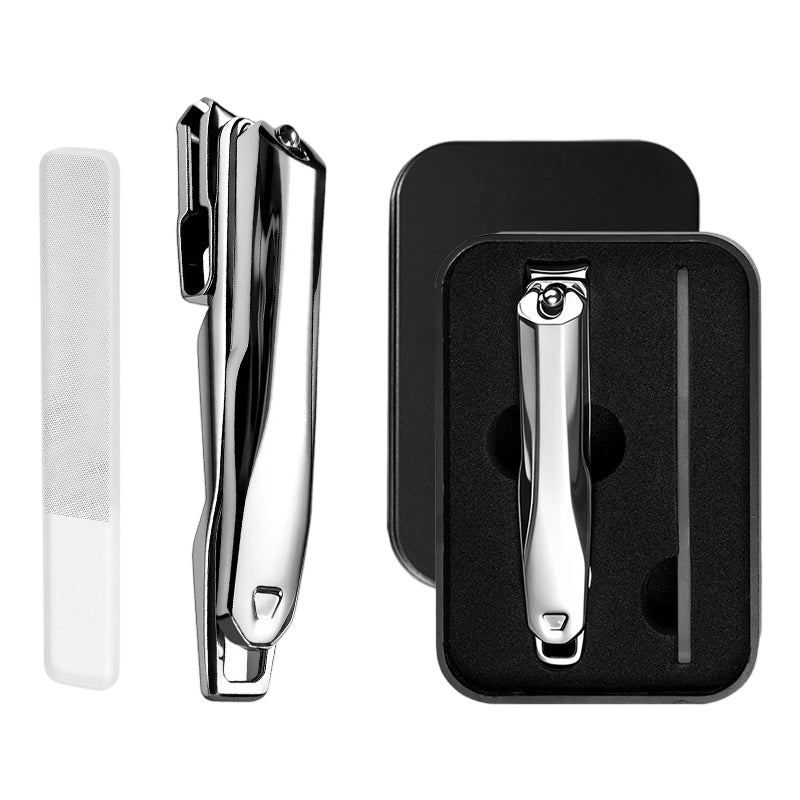 Coupe-ongles rotatif 360° en acier inoxydable