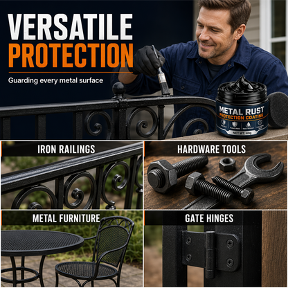 🥳 PROMOTION EXCEPTIONNELLE 2026 🥳💞🔧🏠 50 % DE RÉDUCTION ! Pâte de réparation noire anti-rouille pour métaux – Restaure les portails, balustrades et outils rouillés. Forme un revêtement protecteur – pas besoin de remplacer ! 🛡️