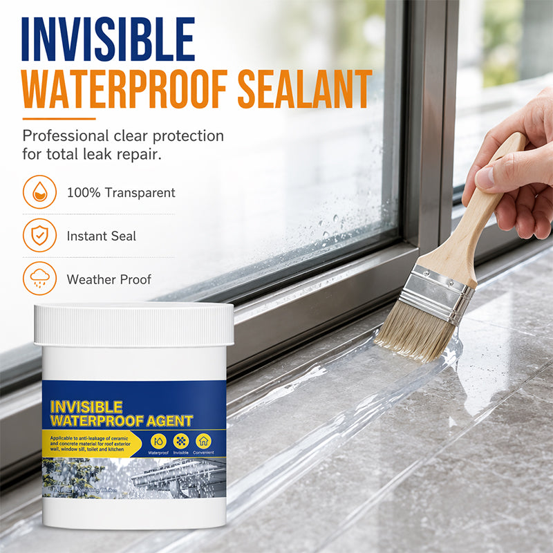 🔥Offre spéciale exceptionnelle : 50 % de réduction🔥 Mastic imperméable invisible, 100 g – transparent, à appliquer au pinceau, séchage rapide, pour toiture, murs et lavabos 💧