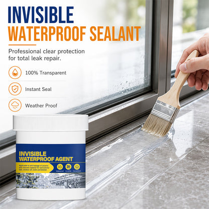 🔥Offre spéciale exceptionnelle : 50 % de réduction🔥 Mastic imperméable invisible, 100 g – transparent, à appliquer au pinceau, séchage rapide, pour toiture, murs et lavabos 💧