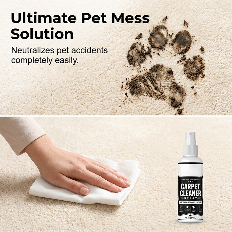 🔥 50% DE RÉDUCTION ! ✨Spray nettoyant pour tapis à nettoyage en profondeur
