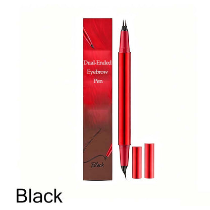 Stylo microblading double‑embout waterproof pour sourcils