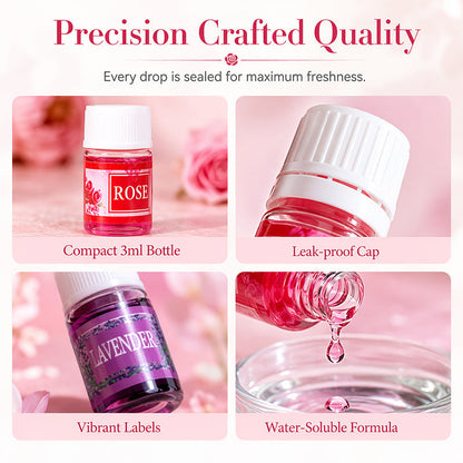 🔥 Offre limitée –50 % ! 🎁🌺 Une senteur fraîche qui égaie votre humeur ! 🌷 Coffret de 12 huiles essentielles hydrosolubles