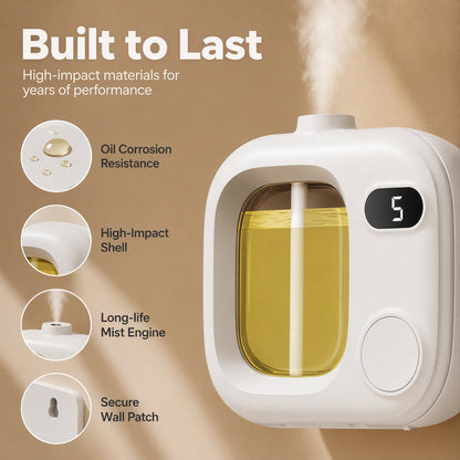 🌫️💡 Diffuseur d’arômes LED intelligent, réglage de brume, lumière d’ambiance pour la maison