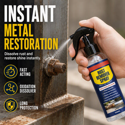 🥳 COUP DE CŒUR 2026 🥳 Spray antirouille et lubrifiant – Restauration instantanée des métaux, prévient la formation de rouille – Application facile d'une seule main ! 🔧💨