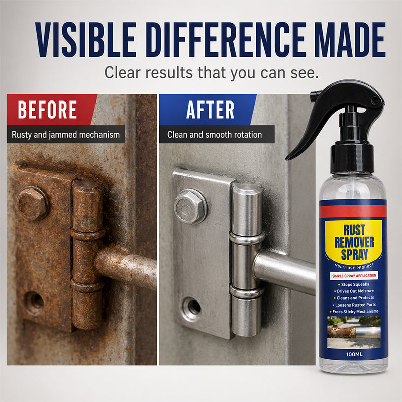 🥳 COUP DE CŒUR 2026 🥳 Spray antirouille et lubrifiant – Restauration instantanée des métaux, prévient la formation de rouille – Application facile d'une seule main ! 🔧💨