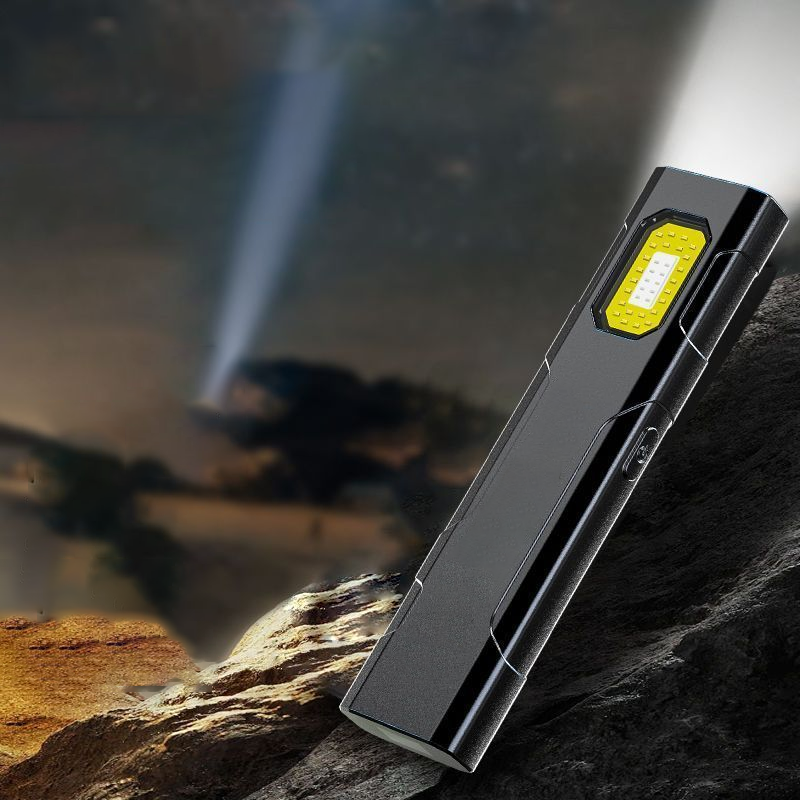 Lampe de Travail Magnétique Mains Libres – Clip Polyvalent, Double Mode, Ultra-Légère