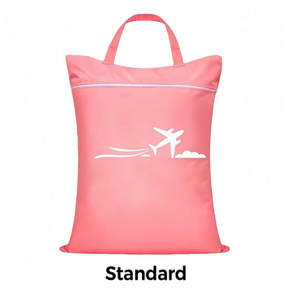 🧳💧 Large sac à linge de voyage imperméable – Doublure étanche, grande capacité, rangez vos vêtements mouillés ou sales sans risquer de contaminer le reste de la valise, le gardien de vos bagages bien secs 🩱🧦