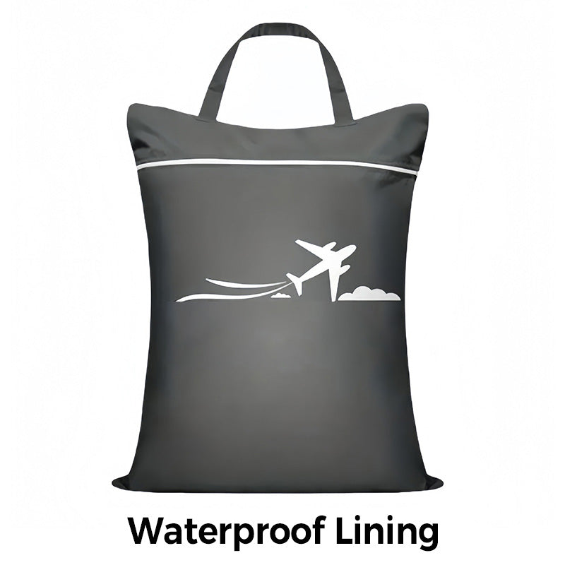 🧳💧 Large sac à linge de voyage imperméable – Doublure étanche, grande capacité, rangez vos vêtements mouillés ou sales sans risquer de contaminer le reste de la valise, le gardien de vos bagages bien secs 🩱🧦
