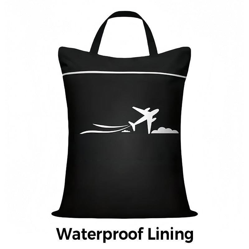 🧳💧 Large sac à linge de voyage imperméable – Doublure étanche, grande capacité, rangez vos vêtements mouillés ou sales sans risquer de contaminer le reste de la valise, le gardien de vos bagages bien secs 🩱🧦