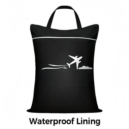 🧳💧 Large sac à linge de voyage imperméable – Doublure étanche, grande capacité, rangez vos vêtements mouillés ou sales sans risquer de contaminer le reste de la valise, le gardien de vos bagages bien secs 🩱🧦