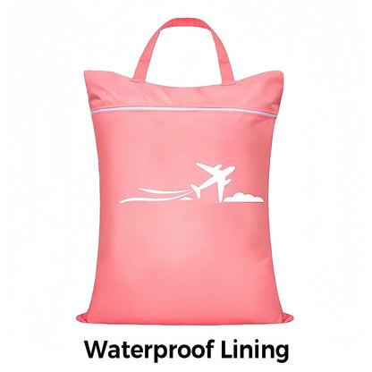 🧳💧 Large sac à linge de voyage imperméable – Doublure étanche, grande capacité, rangez vos vêtements mouillés ou sales sans risquer de contaminer le reste de la valise, le gardien de vos bagages bien secs 🩱🧦