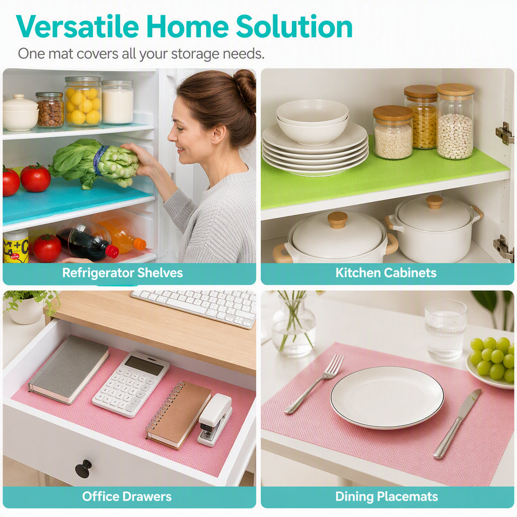 🧊 50 % DE RÉDUCTION EN CE MOMENT ! 🛡️ Tapis imperméables pour les étagères du réfrigérateur – Antidérapants, faciles à nettoyer et adaptés au contact alimentaire – Pour des étagères de réfrigérateur propres et bien rangées ✨