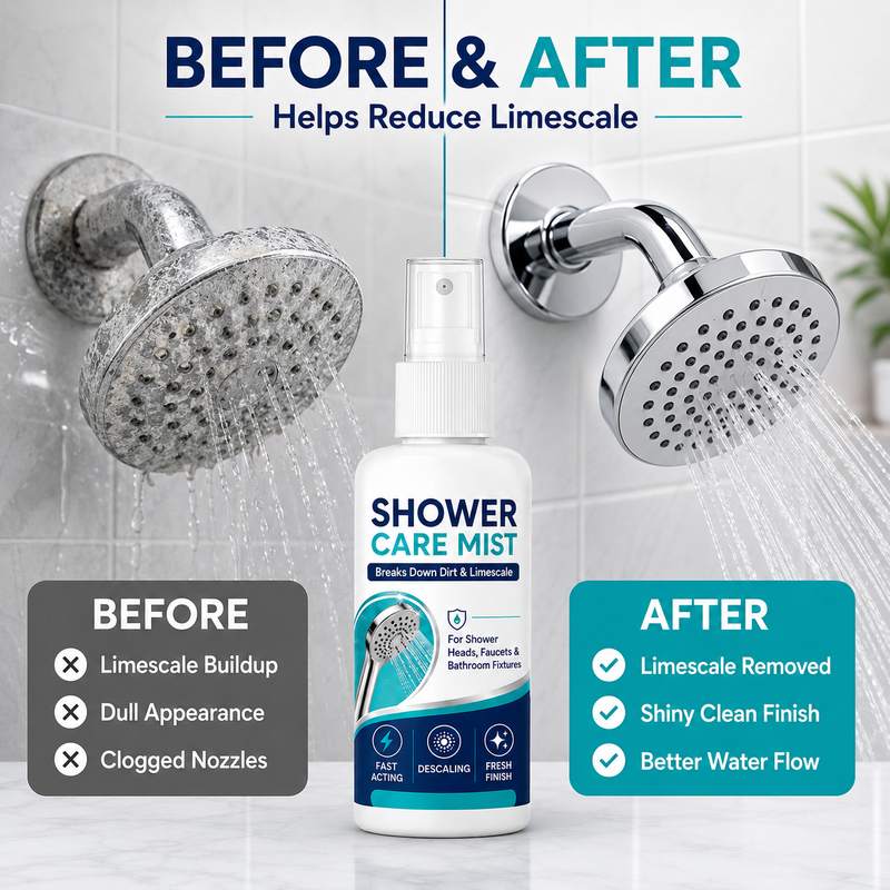 🚿 Spray détartrant à action rapide pour pommes de douche et robinets