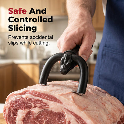 🥩 50 % DE RÉDUCTION EN CE MOMENT ! Coupe-graisse à main pour viande de bœuf et de porc – Support en forme de U, lames en acier inoxydable et poignée ergonomique – idéal pour les barbecues, la préparation des repas et la cuisine en grande quantité 🍖🔪