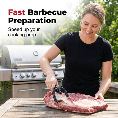 🥩 50 % DE RÉDUCTION EN CE MOMENT ! Coupe-graisse à main pour viande de bœuf et de porc – Support en forme de U, lames en acier inoxydable et poignée ergonomique – idéal pour les barbecues, la préparation des repas et la cuisine en grande quantité 🍖🔪