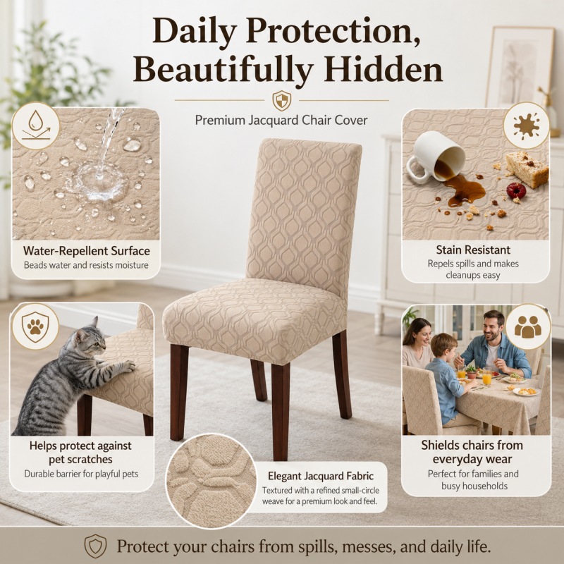 Housse de chaise extensible universelle