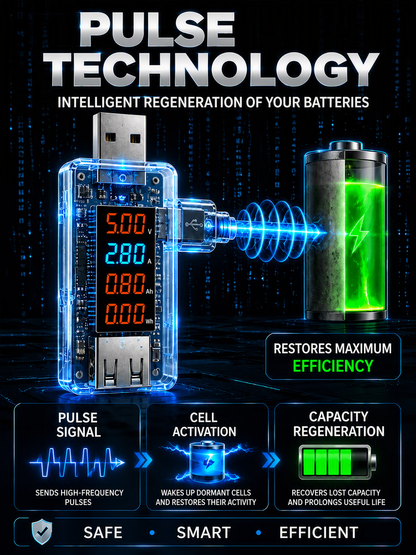 🔌50 % DE RÉDUCTION | Clé USB de réparation de batterie pour smartphone – Plug-and-Play, sans démontage, optimisez les performances de la batterie de votre téléphone !