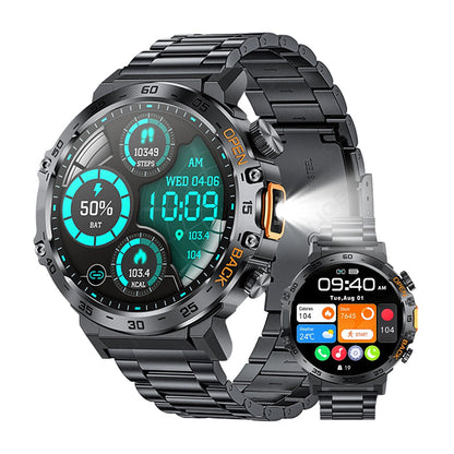🔥PROMO -50% ⏳ Montre connectée haut de gamme outdoor ✨ Robuste & élégante, multifonction, lumineuse, style chic pour aventuriers 🏔️