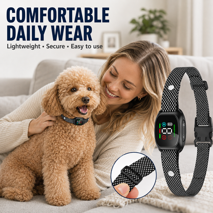 🏆 50 % DE RÉDUCTION EN CE MOMENT ! 🐶 Collier anti‑aboiement intelligent pour chiens 🛡️ Réglable, sans douleur, contrôle efficace des aboiements ⚡