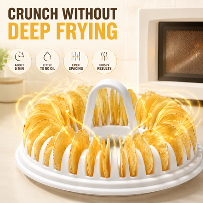 🥔 50 % DE RÉDUCTION EN CE MOMENT ! 🍟 Machine à chips de pommes de terre pour micro-ondes – sans huile, croustillantes et saines – idéale pour des en-cas faits maison 🥗✨