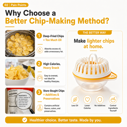 🥔 50 % DE RÉDUCTION EN CE MOMENT ! 🍟 Machine à chips de pommes de terre pour micro-ondes – sans huile, croustillantes et saines – idéale pour des en-cas faits maison 🥗✨