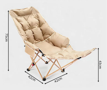 🏕️ 50 % DE RÉDUCTION MAINTENANT ! Chaise longue pliante pour extérieur en structure légère – Détente et transport 2 en 1, pour plage, camping, festival et jardin