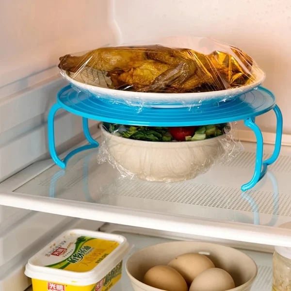 🎁 Deux achetés un offert 🍽️ Plateau Pliable 2-en-1 pour Micro-ondes – Réchauffe Deux Plats Ensemble | Poignées Cool-Touch | Silicone Alimentaire Sans BPA✨