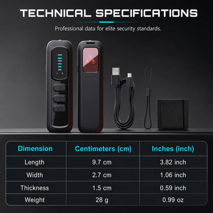 🔍 PROMO FLASH : 50% DE RÉDUCTION ! Détecteur de Caméra Espion T19 – Détection Large Spectre 1 MHz à 6,5 GHz & Localisateur GPS for Confidentialité Totale en Déplacement 🛡️✨