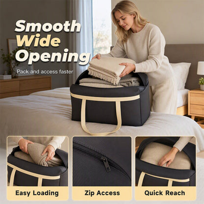 📦 PROMO FLASH : 50% DE RÉDUCTION ! Sac de Rangement Grande Capacité Renforcé pour Couettes et Vêtements – Tissu Déperlant & Double Zip Fluide for un Placard Organisé et des Textiles Protégés ✨