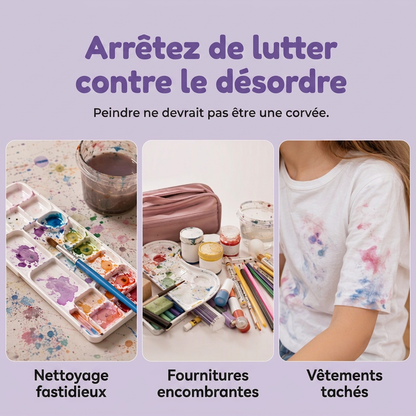 Livre de peinture à l'aquarelle de poche pour enfants