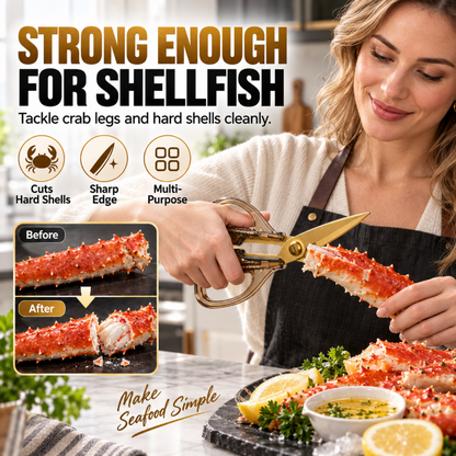 Ciseaux de cuisine en acier inoxydable – Usage intensif