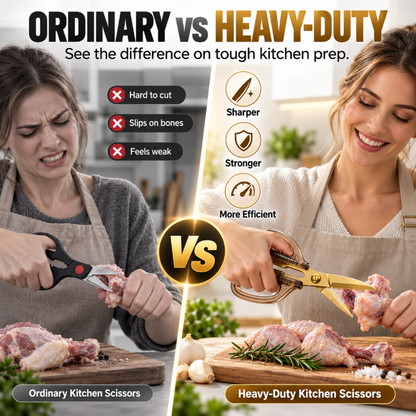 Ciseaux de cuisine en acier inoxydable – Usage intensif