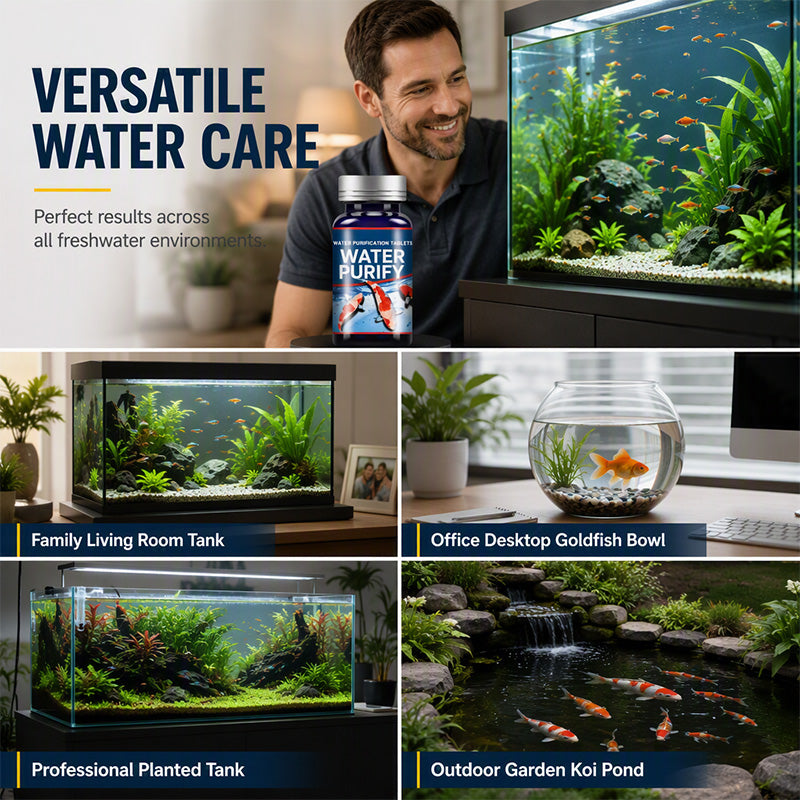 Comprimés professionnels pour la purification de l'eau d'aquarium