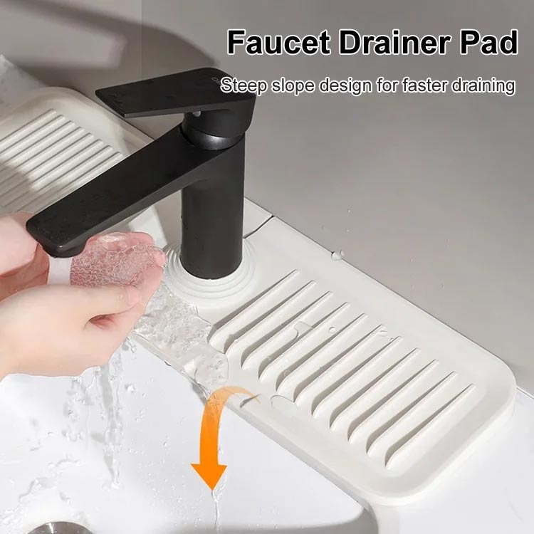 Tapis de protection anti-éclaboussures pour robinet - Idée cadeau