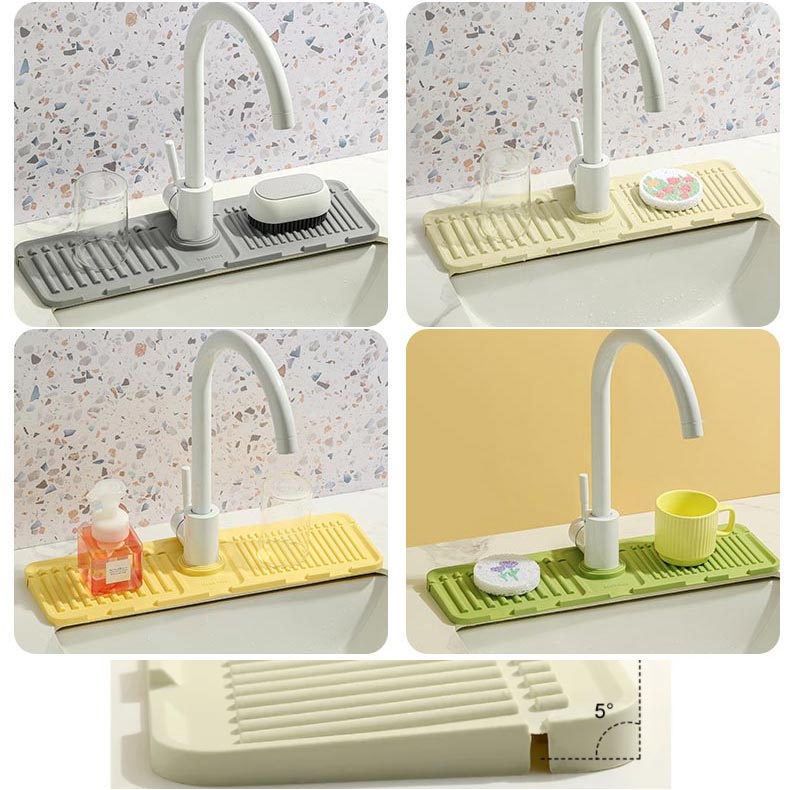 Tapis de protection anti-éclaboussures pour robinet - Idée cadeau