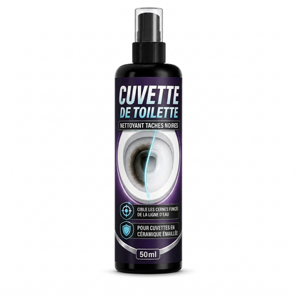Spray nettoyant pour la ligne d'eau des cuvettes de toilettes